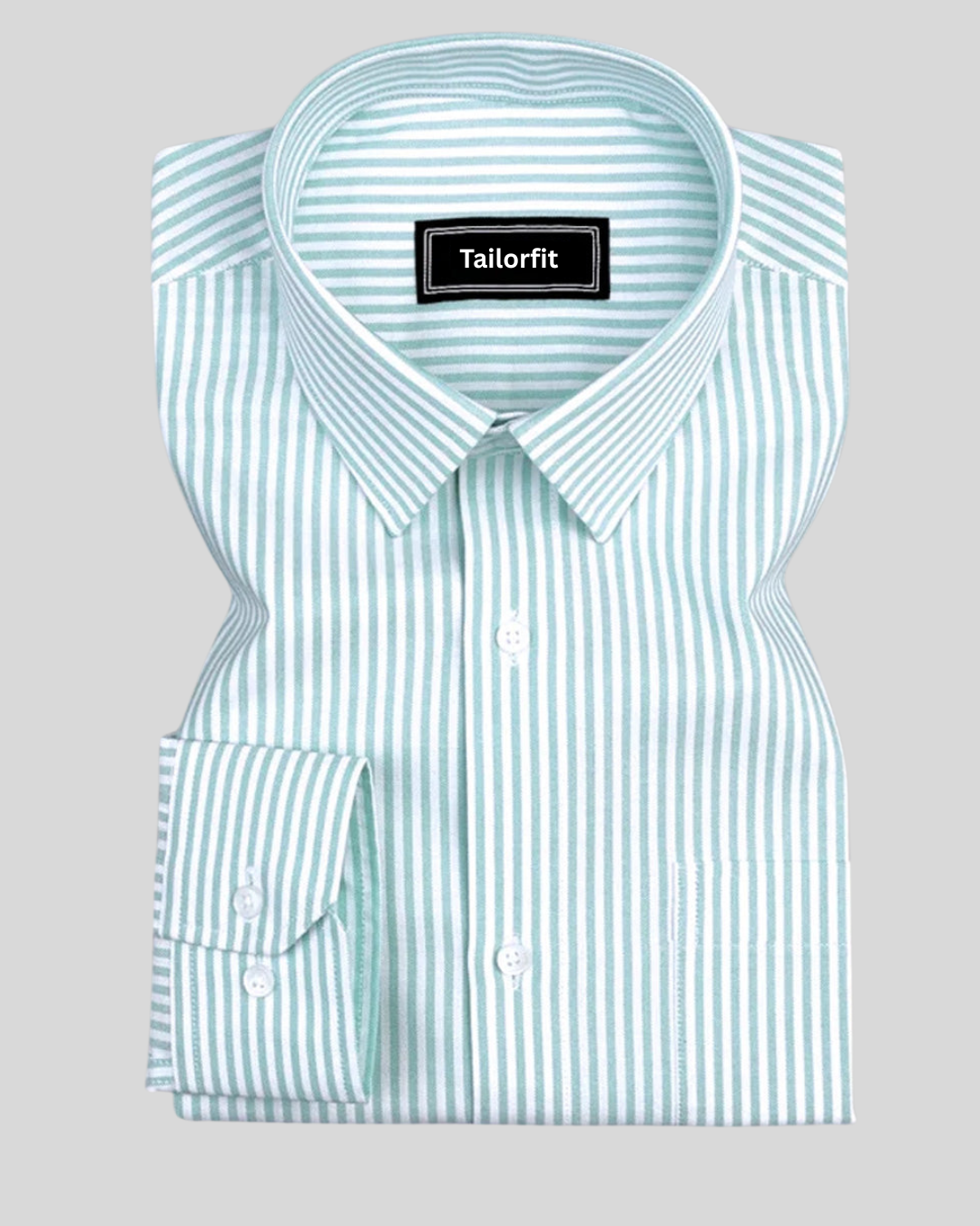 Pista Stripe Oxford Premium Cotton Shirt For Men