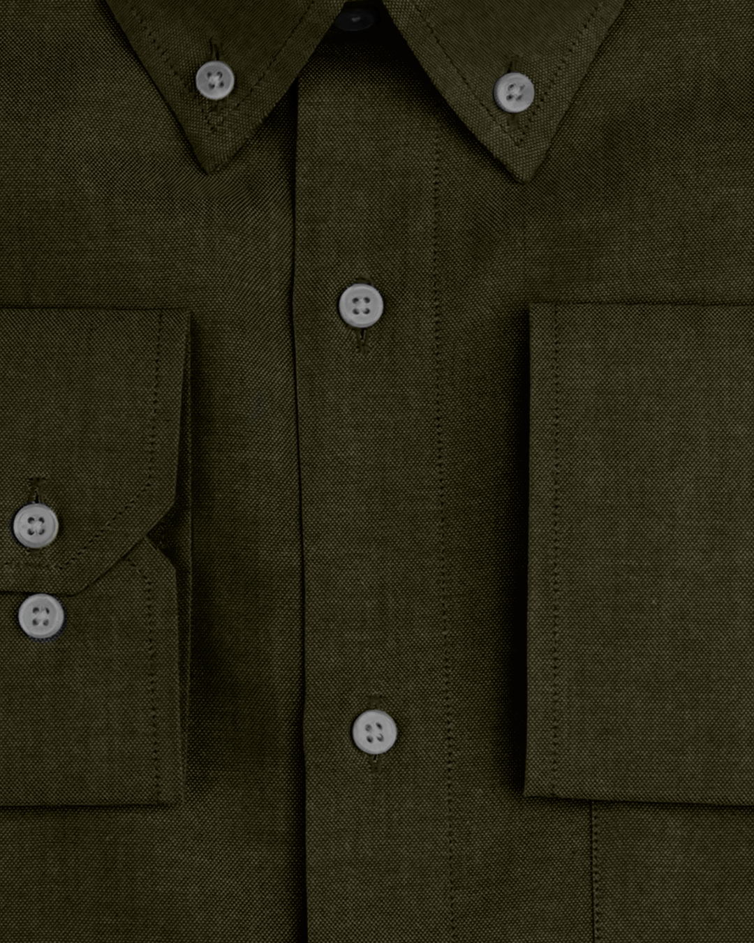 Supreme London Cotton Shirt - Olive Green