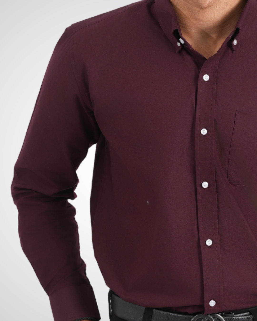 Men’s Maroon Shirt – Bold & Stylish for Formal or Casual Wear