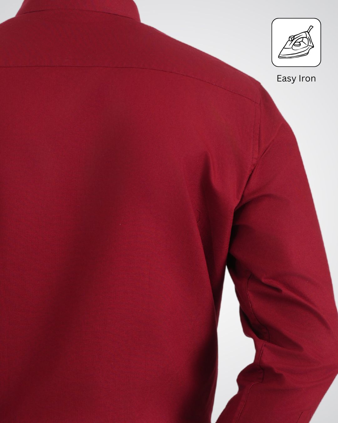 Men’s Dark Maroon Shirt – Confident & Classy for Office or Events