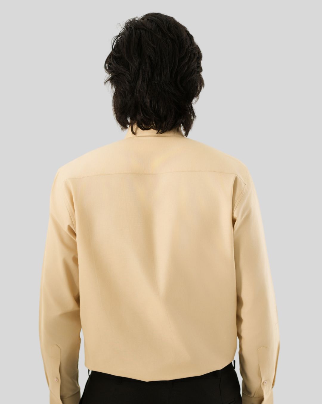 Premium Cotton Blend Solid Shirts (Light beige Soft, Neutral Shade)