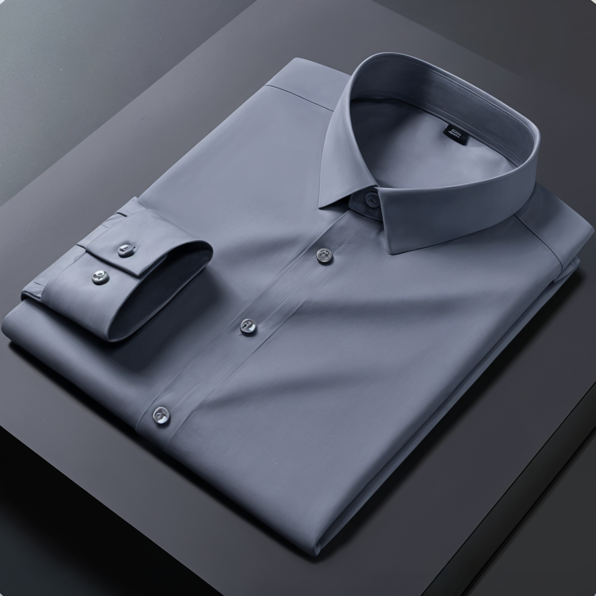 Pack of 2 Premium Cotton Solid Shirt for Man (Sky Blue, Dark Grey)