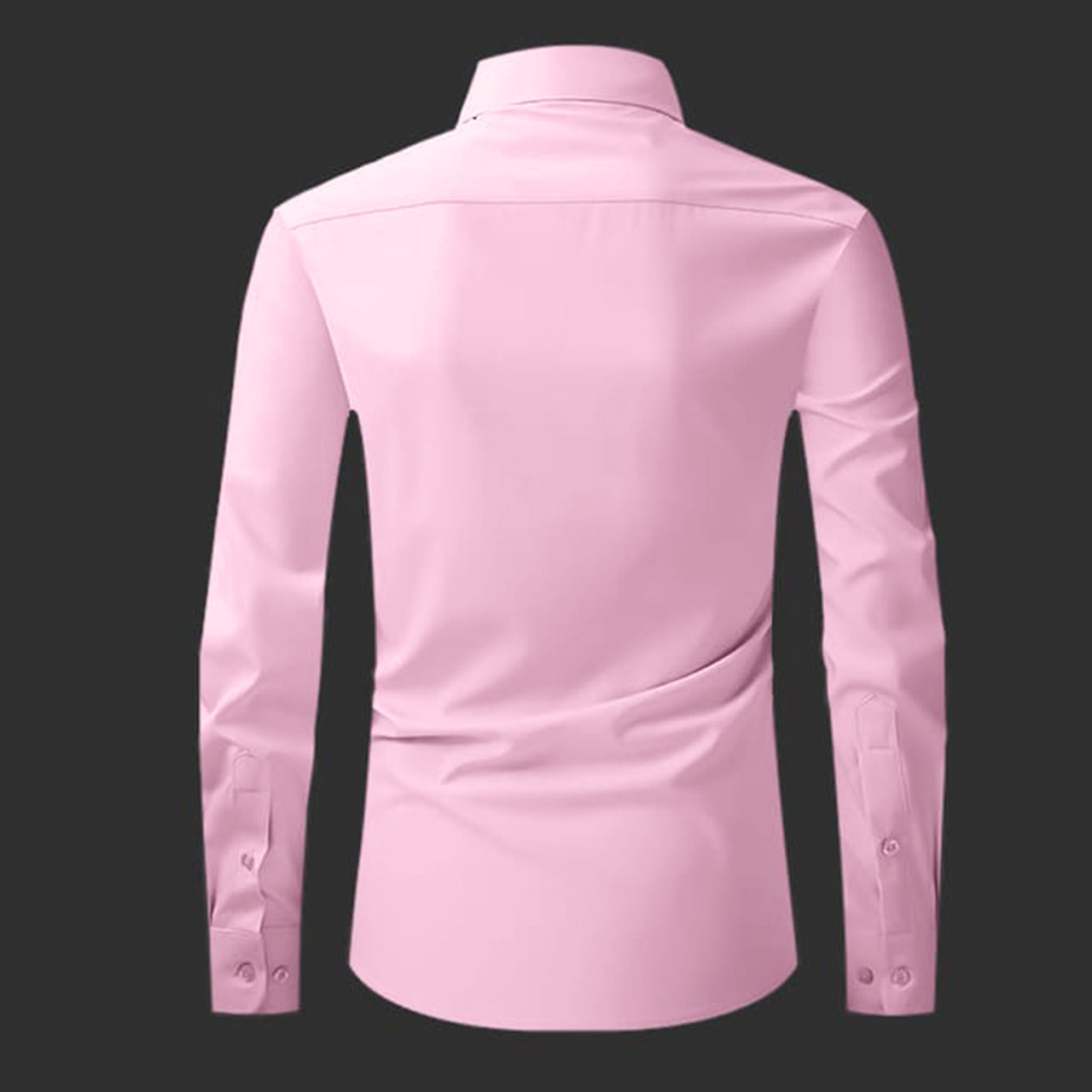 Premium Cotton Solid Shirt for Man (Light Pink)
