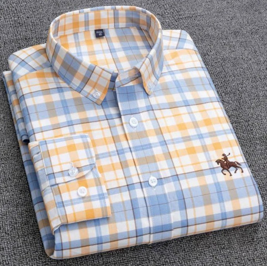 Man Regular fit Check Cotton Shirts