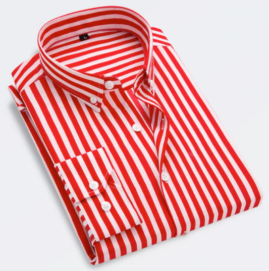 Man regular fit Cotton Stripe Shirts