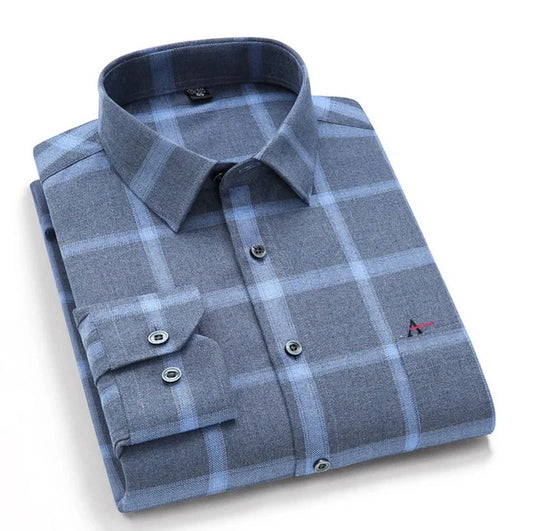 Man regular fit Cotton Check Shirt