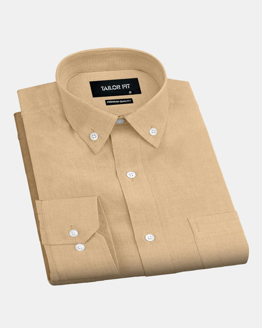 Supreme London Cotton Shirt  - Camel Tan