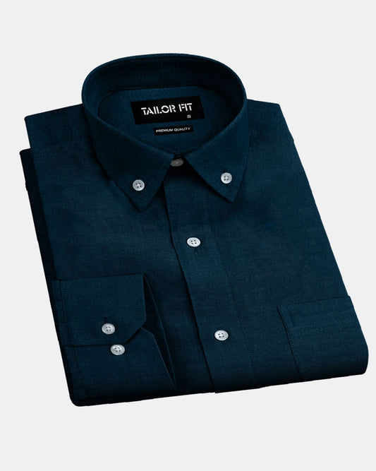 Supreme London Cotton Shirt  - Navy Blue