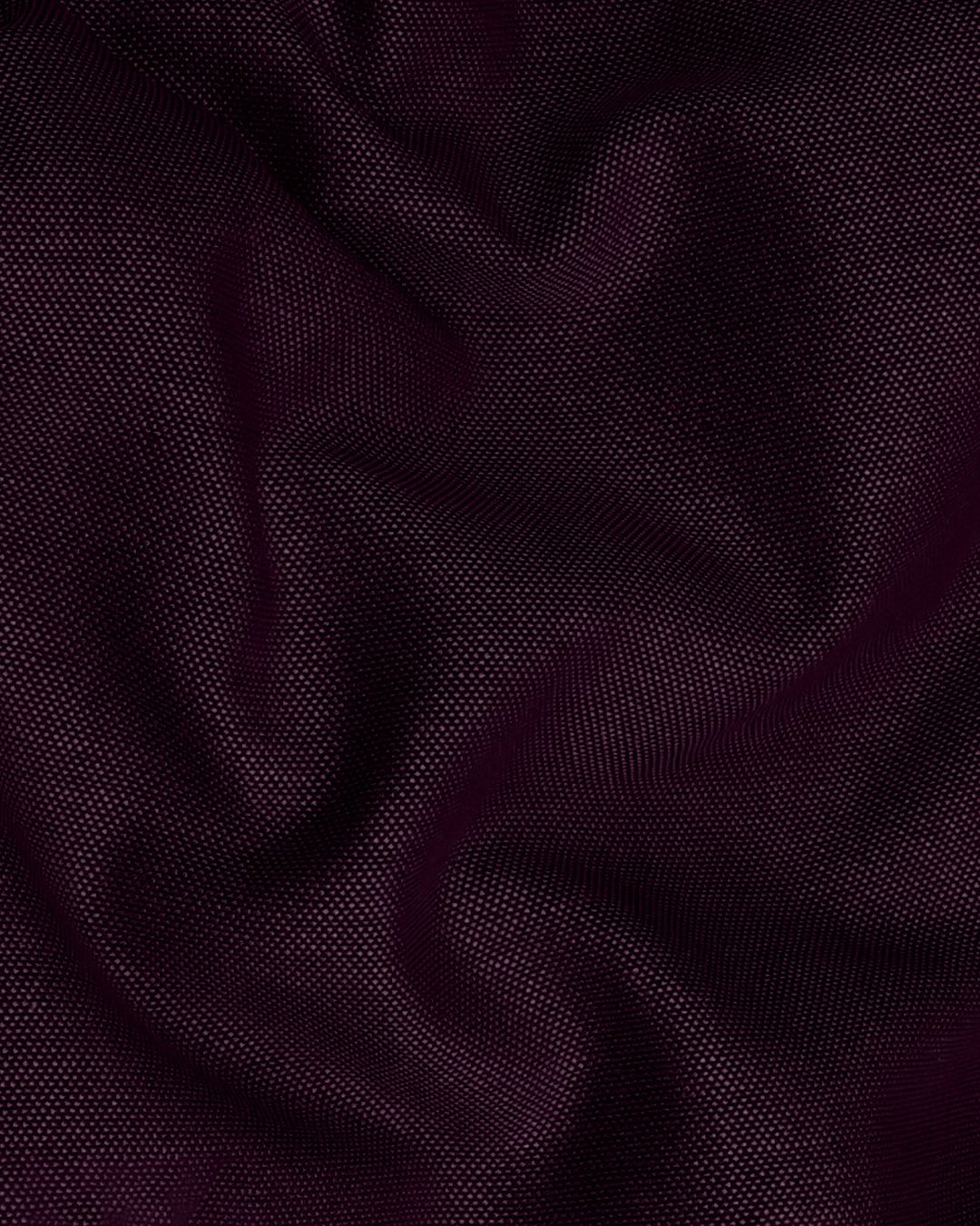 Supreme London Cotton Shirt  - Purple Winewood
