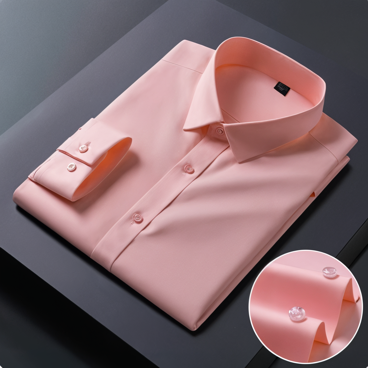 Pack of 2 Premium Cotton Solid Shirt for Man (Peach, Pista)
