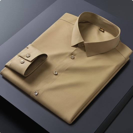 Premium Cotton Solid Shirt for Man (Skin Colour) - Frankshop.in